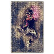 Cakapuzzle Uzakdoğulu Dövüşçü Kadın Ahşap 500 Parça Puzzle