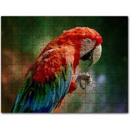 Cakapuzzle Uzun Yeşil Yapraklar ve Sarı Çiçek 500 Parça Puzzle