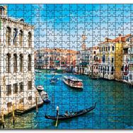 Cakapuzzle Venedik Büyük Kanal ve Binalar Mdf 1000 Parça Puzzle