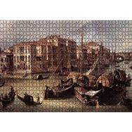 Cakapuzzle Venedik Kanal Gondollar ve Binalar Mdf 1000 Parça Puzzle