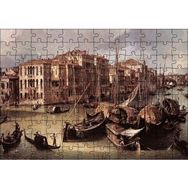 Cakapuzzle Venedik Kanal Gondollar ve Binalar Mdf 120 Parça Puzzle