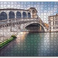 Cakapuzzle Venedik Rialto Köprüsü Mdf 120 Parça Puzzle