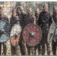 Cakapuzzle Viking Oyuncular Görseli Mdf 120 Parça Puzzle