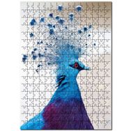 Cakapuzzle Viktorya Taçlı Güvercin Yakın Çekim Mdf 500 Parça Puzzle
