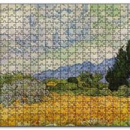 Cakapuzzle Vincent Van Gogh Selvili Buğday Tarlası Mdf 1000 Parça Puzzle
