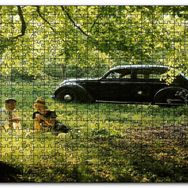 Cakapuzzle Volvo Pv36 Carioca İle Bir Çiftin Piknik Keyfi Mdf 500 Parça Puzzle