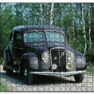 Cakapuzzle Volvo Pv36 Carioca Modeli İle Ormanda Gezinti Mdf 120 Parça Puzzle