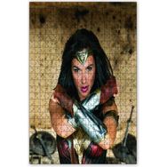 Cakapuzzle Wonder Women Gal Gadot Görseli Mdf 120 Parça Puzzle
