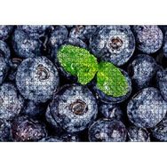Cakapuzzle Yabanmersini Meyveleri Nane Yaprağı ve Su Damlaları 1000 Parça Puzzle