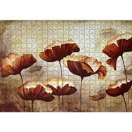 Cakapuzzle Yağlı Boya Çalışması Gelincik Tarlası Görseli Mdf 500 Parça Puzzle