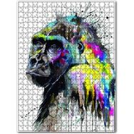 Cakapuzzle Yağlı Boya Çalışması Goril Ahşap 255 Parça Puzzle