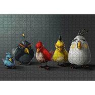 Cakapuzzle Yağlı Boya Rengarenk Kızgın Kuşlar Görseli 500 Parça Puzzle