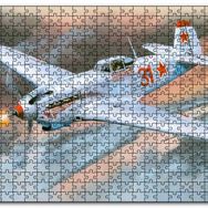 Cakapuzzle Yak 9k Uçak Boyama Mdf 120 Parça Puzzle