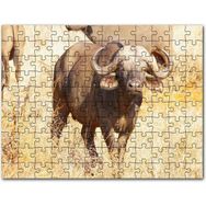 Cakapuzzle Yakışıklı Genç ve Etrafında Pervane Melekler Mdf 500 Parça Puzzle