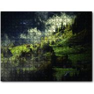 Cakapuzzle Yamaçlardaki Sisli Köy Mdf 120 Parça Puzzle