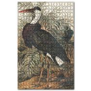 Cakapuzzle Yapraklar Önündeki Turna Kuşu Ahşap 1000 Parça Puzzle