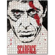 Cakapuzzle Yaralı Yüz Scarface Desenli Görsel 255 Parça Ahşap Puzzle