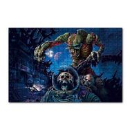Cakapuzzle Yaratıkların Savaşı İllüstrasyon 120 Parça Ahşap Puzzle