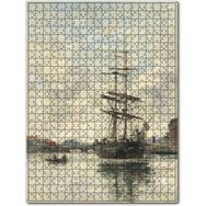Cakapuzzle Yelkenli Tekne ve Sandalı Ahşap 1000 Parça Puzzle
