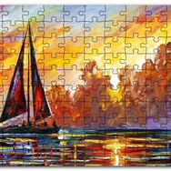 Cakapuzzle Yelkenli Teknede Seyat Mdf 255 Parça Puzzle