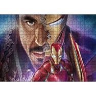 Cakapuzzle Yenilmezler Iron Man ve Tony Stark Kompozisyon Mdf 500 Parça Puzzle
