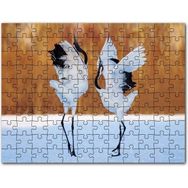 Cakapuzzle Yenilmezler Kaptan Amerika Logolu 120 Parça Puzzle