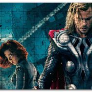 Cakapuzzle Yenilmezler Thor ve Kara Dul Mdf 1000 Parça Puzzle