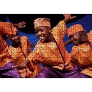 Cakapuzzle Yerel Kıyafetleriyle Dans Eden Afrikalı Çocuklar 1000 Parça Puzzle