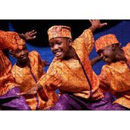 Cakapuzzle Yerel Kıyafetleriyle Dans Eden Afrikalı Çocuklar 255 Parça Puzzle