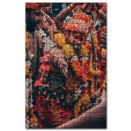 Cakapuzzle Yerel Kıyafetleriyle Puro İçen Hindular Ahşap 1000 Parça Puzzle