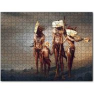 Cakapuzzle Yerli Savaşçı Ailesi Silahlarıyla Mdf 1000 Parça Puzzle