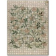 Cakapuzzle Yeşil Yapraklar ve Çiçekler Gravür Ahşap 500 Parça Puzzle