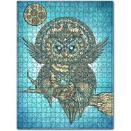 Cakapuzzle Yeşil Zeminde Baykuş Figürlü Görsel 1000 Parça Puzzle