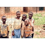 Cakapuzzle Yoksul Ama Mutlu Afrikalı Çocuklar Mdf 120 Parça Puzzle