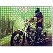 Cakapuzzle Yolda Motorcu Ahşap 1000 Parça Puzzle