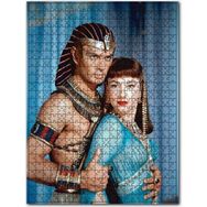 Cakapuzzle Yul Brynner Anne Baxter on Emir Ahşap 255 Parça Puzzle