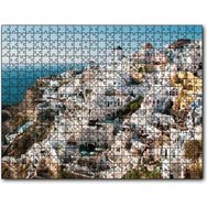 Cakapuzzle Yunanistan Santorini Yamaç Evleri Mdf 120 Parça Puzzle