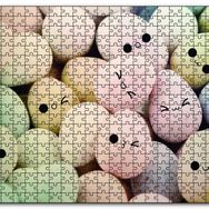 Cakapuzzle Yüz İfadeli Yumurtalar Mdf 120 Parça Puzzle
