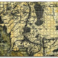 Cakapuzzle Yüzüklerin Efendisi Harita Mdf 120 Parça Puzzle