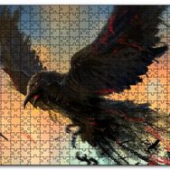 Cakapuzzle Zincirlerinden Kurtulan Karga Mdf 1000 Parça Puzzle