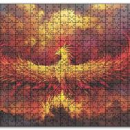 Cakapuzzle Zümrüdü Anka Karanlık Fantazi Mdf 500 Parça Puzzle