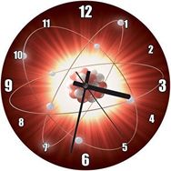 Cakasaat Atomic Model Işıklı Duvar Saati