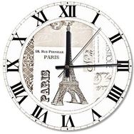 Cakasaat Eyfel Kulesi Paris Mektup Ahşap Duvar Saati