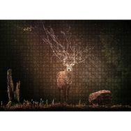 Cakatablo Geyik Orman ve Güneş Işığı Kompozisyon 1000 Parça Puzzle