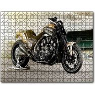 Cakatablo Özel Max Yamaha Siyah Sarı Görsel 1000 Parça Puzzle
