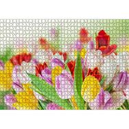 Cakatablo Renkli Laleler Görseli 1000 Parça Puzzle