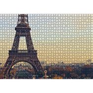 Cakatablo Sonbahar Günbatımı Eyfel Kulesi ve Şehir Manzarası 1000 Parça Puzzle