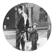 Cakatablo The Kid Charles Chaplin ve Jackie Coogan Duvar Saati