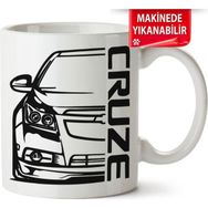 Çakılap Chevrolet Cruze Baskılı Porselen Kupa Bardak