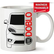 Çakılap Fiat Doblo Baskılı Porselen Kupa Bardak